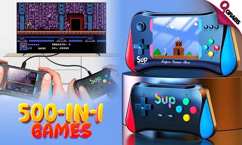 X7M Handheld 500-in-1 Game Console!